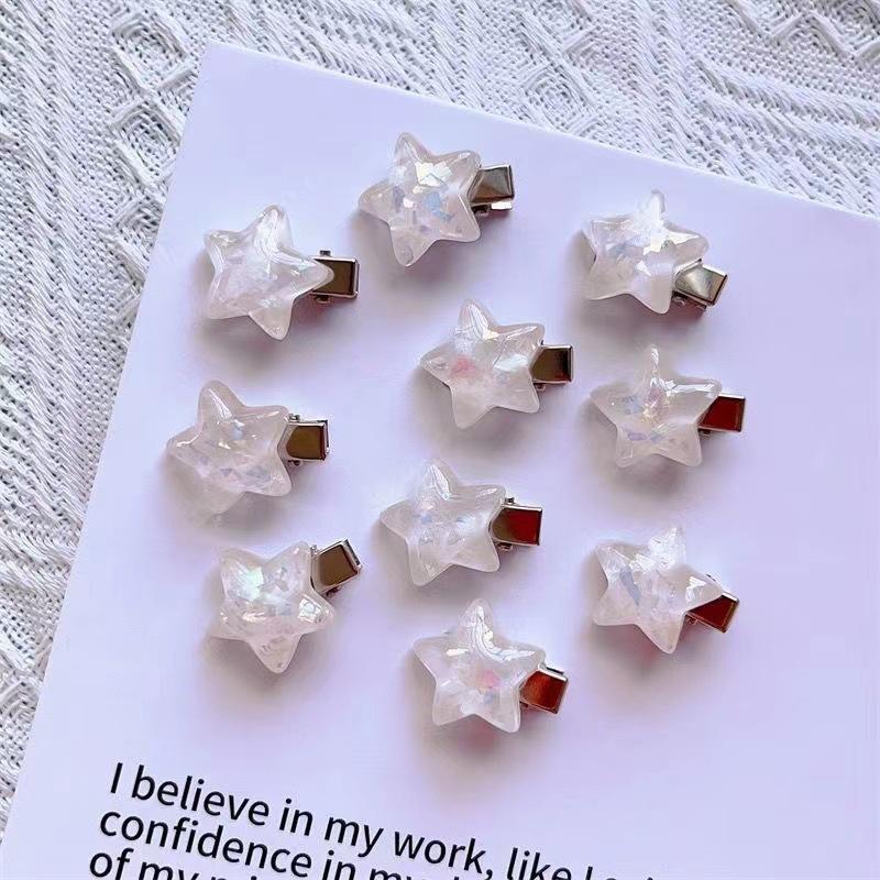 

5 шт./лот Маленькие милые заколки для волос в виде панды Мини мультяшные прозрачные заколки-звездочки Шпилька для волос для женщин девочек Модные аксессуары