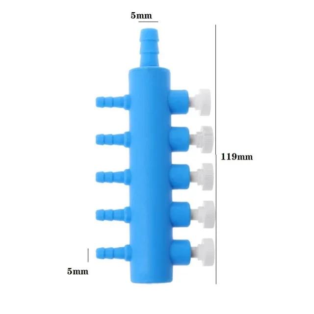 Aquarium Air Pump Hose Splitter Air Distributor Adjustable Tracheal Shunt Single Hole Oxygen Booster Pump Adapter Accessories