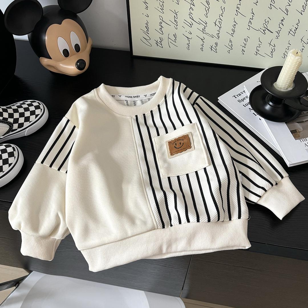 

2024 Autumn Long-Sleeve Sweatshirt for Boys and Girls - Children s Base Layer for Small and Medium Kids 100 cm