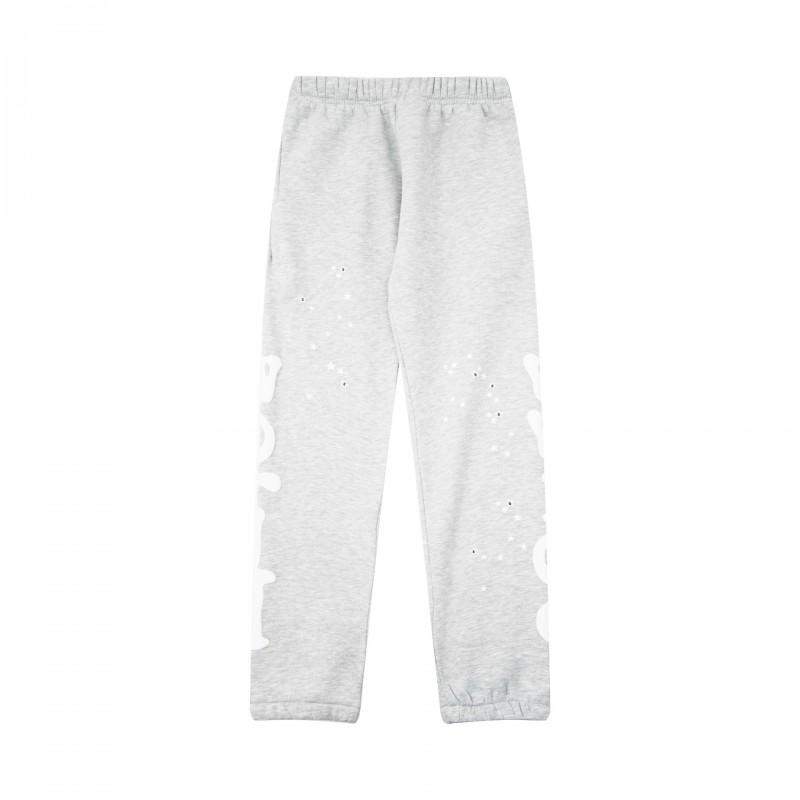 Sp5der Star Spider Foamed Letter Print Fleece Lined Hoodie Pants Set Teens Casual Streetwear Outfit