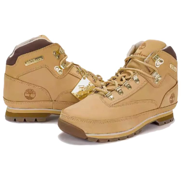 Timberland Comfortable Versatile Trendy Shock Absorbing Non-Slip High-Top Outdoor Functional Shoes Men Shoes Brown A5Z35