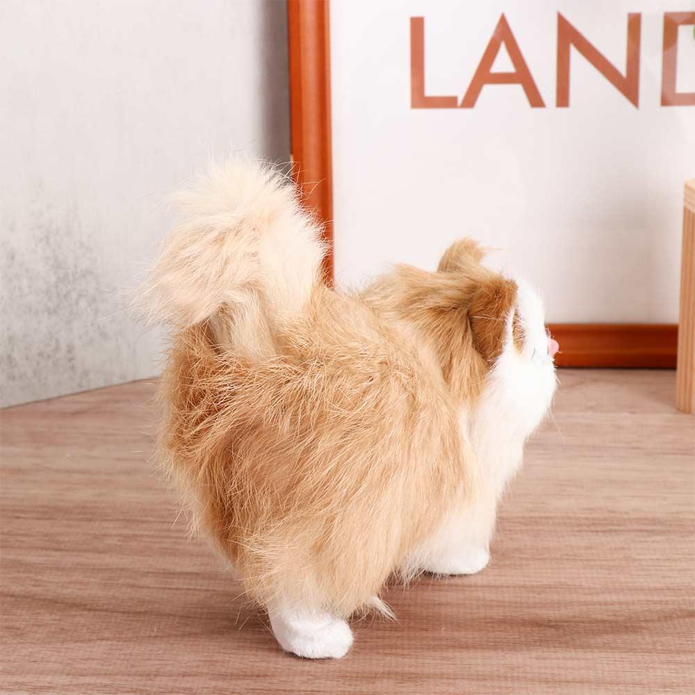 Toy Artifical Animal Fake Cat Kitten Doll Cat Model Plush Cat Toys Simulation Cat Stuffed Kitten