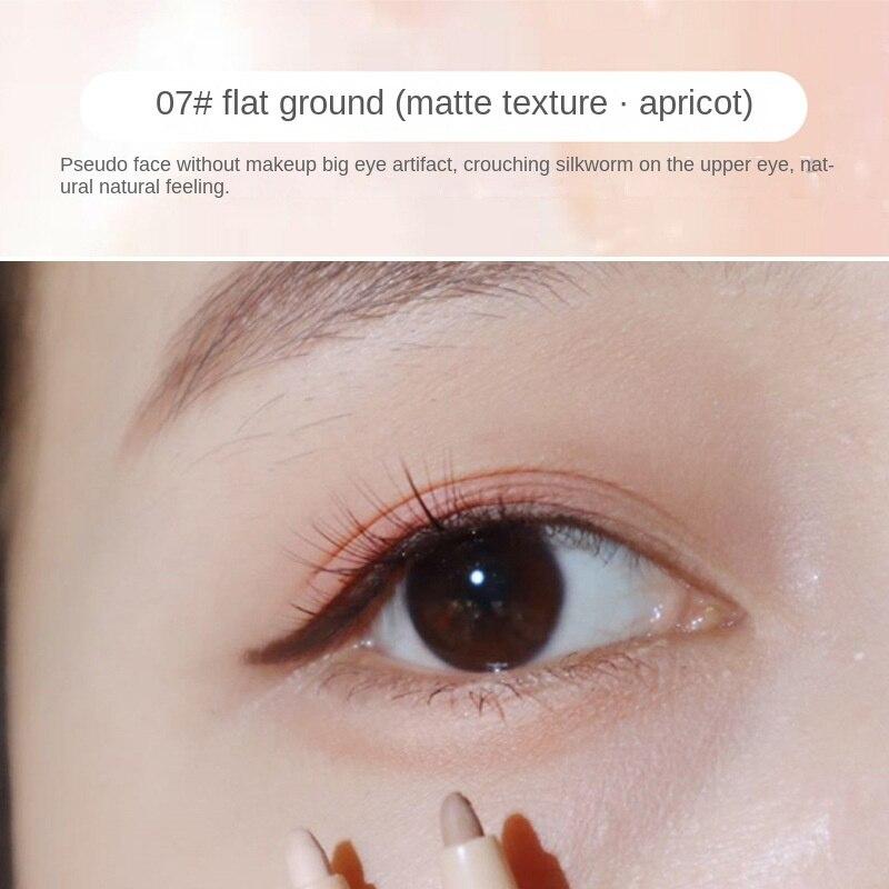 

HER ORANGE Sleeper Pencil Matte Shadow Подводка для глаз Гель-контур Натуральный женский макияж для глаз Осветляющая жидкость Водонепроницаемые неразмазанные тени для век 07