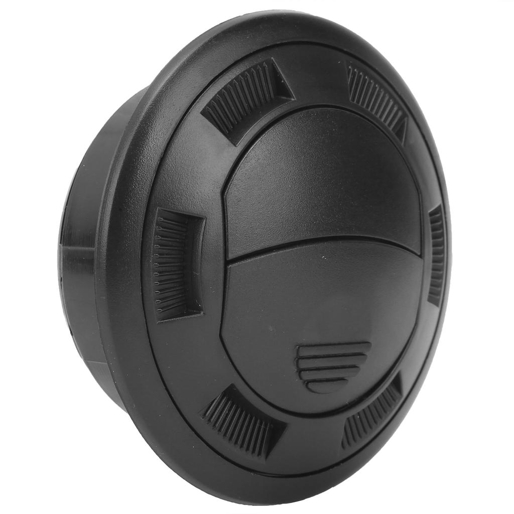 100 75mm Air Conditioning Outlet with Grille Black Round for Bus RVs Electric Car