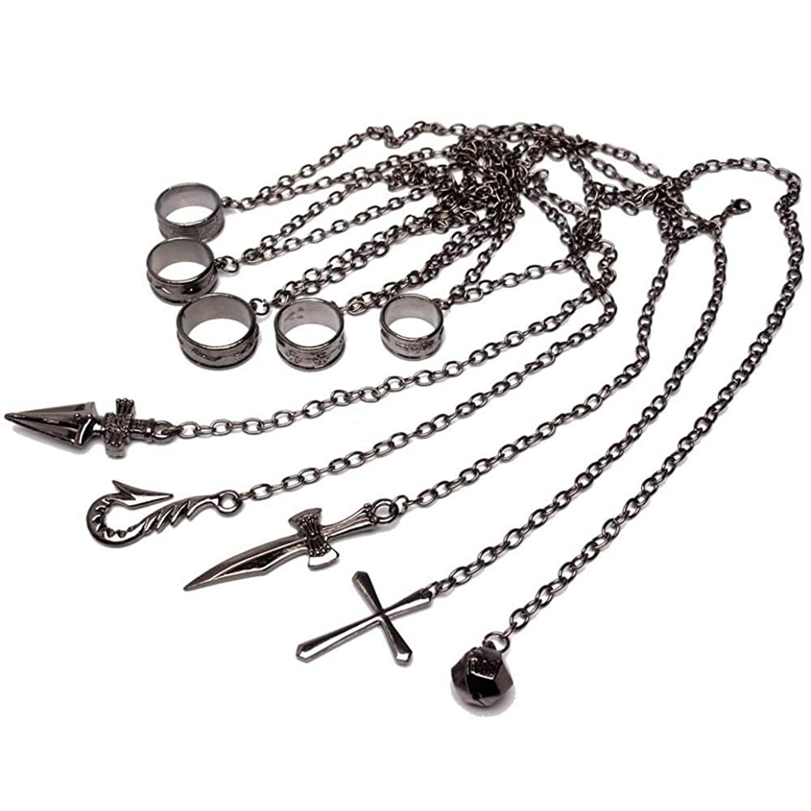 

Мода Панк Браслет Кольцо Цепи Костюм Цепи Инструменты Пять пальцев цепи