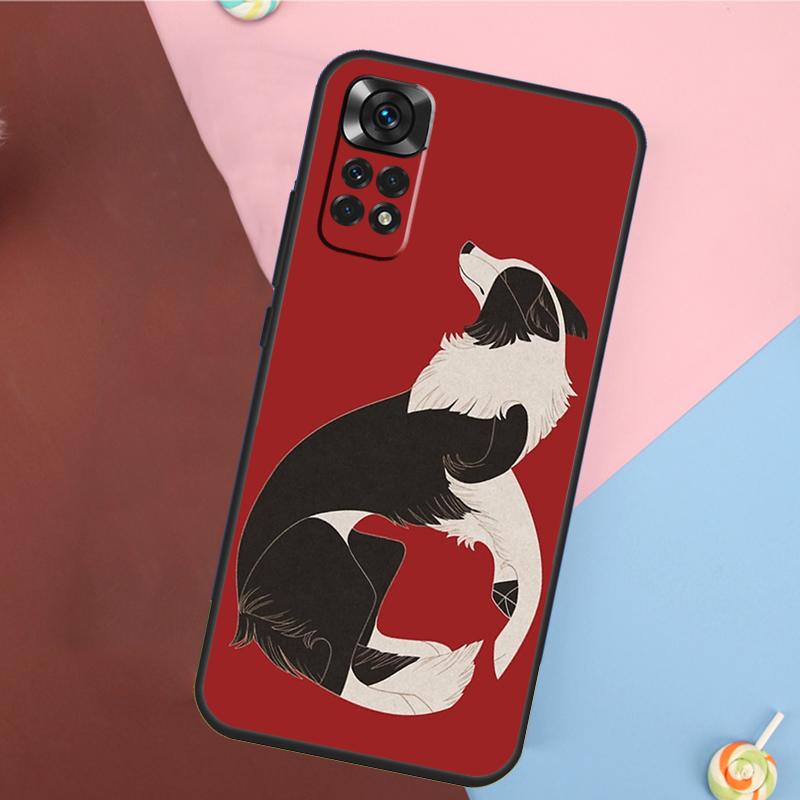 Border Collie Dog Cover For Xiaomi Redmi Note 14 13 12 9 10 11 Pro 9S 10S 11S 12S Redmi 14C 10C 12C 13C Case