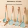 Kambach Silicone Kitchen Utensils with Beech Wood Handle