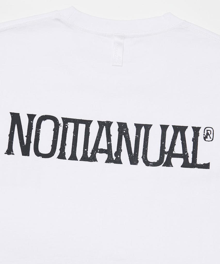 Nomaenyueol Two Face Logo T-Shirt - White