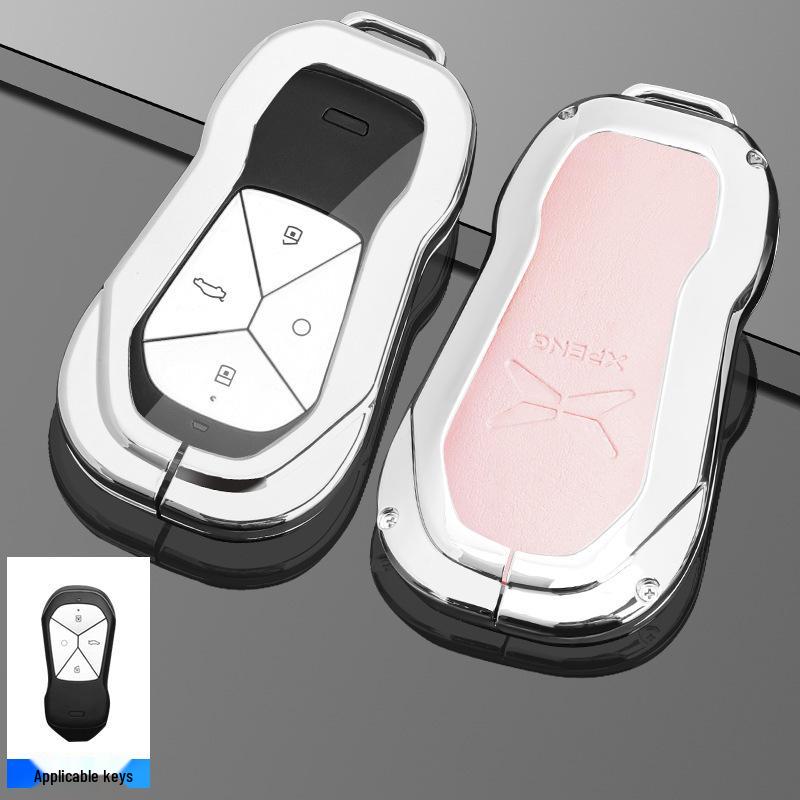 Xpeng Car Key Case for Models G3i, P7i, P5, G9, G3i, G6 - Protective Shell & Buckle