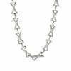 Geometric X-Shaped Hip-Hop Style Necklace & Bracelet Set - Trendy Unisex Jewelry