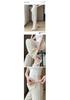 2026 Petite Maternity Drawstring Wide-Leg Pants for Spring/Summer/Autumn