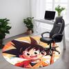 1 Stück Goku, Saiyan Büro Runder Teppich, Indoor-Matte Geeignet Für Büro, Schlafzimmer Wohnzimmer Heimdekoration, Raumdeko, Offic a0928197