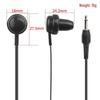 In-Ear Earphones for Musical Instruments, Disposable Wired Earbuds with Needle Tip for Bus and Aviation Gifts