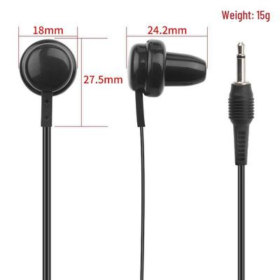 In-Ear Earphones for Musical Instruments, Disposable Wired Earbuds with Needle Tip for Bus and Aviation Gifts