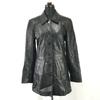 ANN TAYLOR Genuine Leather Coat Women’s XS Black