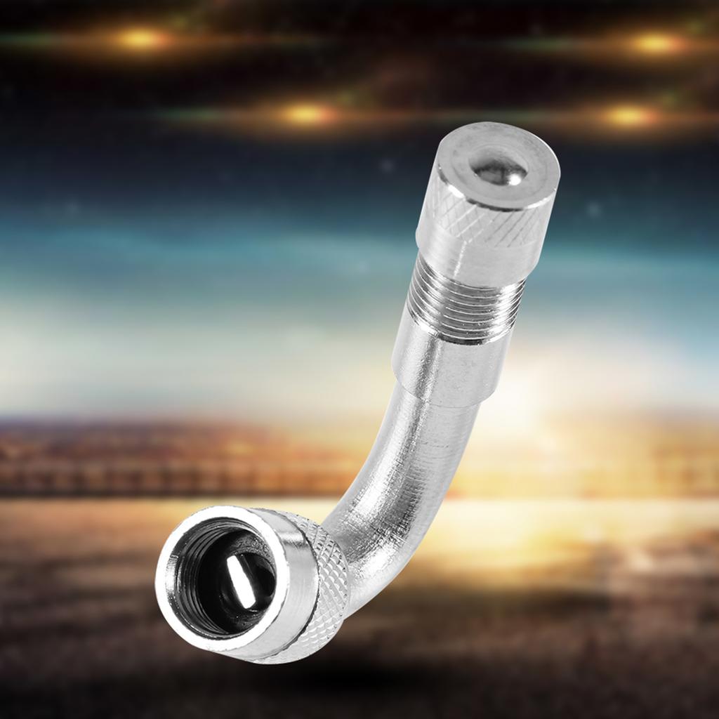 45 Degree Motorcycle Car Tire Stem Extender Tyre Valve Extension Adaptor