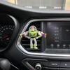 Keychain Pendant, Woody Buzz Lightyear Car Air Freshener, Aromatherapy Vent Clip Car Accessory for Toy Fan Gift