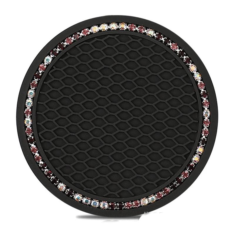 Car Coaster Water Cup Bottle Holder Anti-slip Pad Mat Silica Gel Waterproof For Interior Decoration Car Styling Accessories