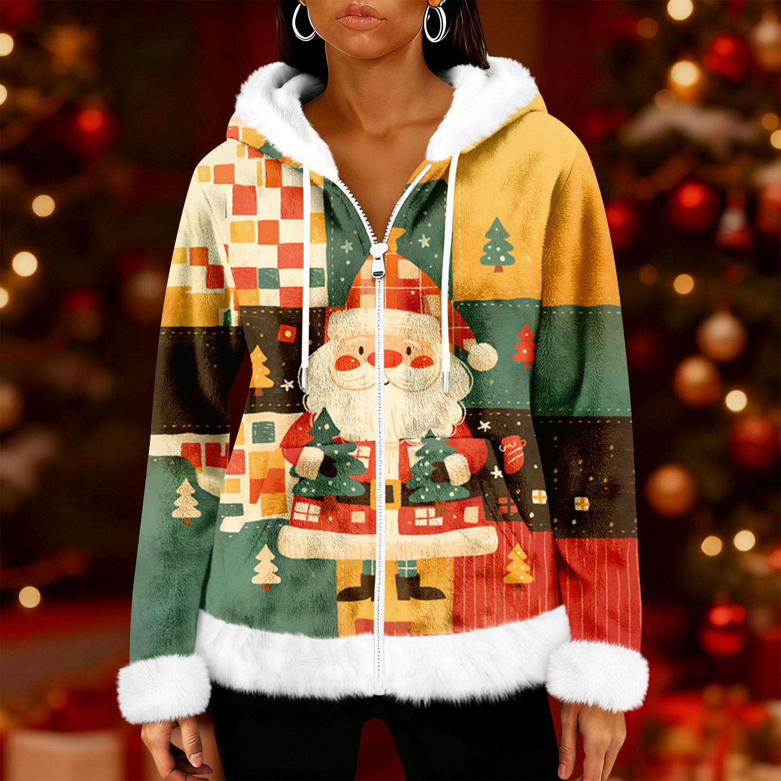 

Женский повседневный модный кардиган с капюшоном на молнии из флиса с длинными рукавами XL жёлтый