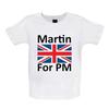 Martin für PM - Kinder Baby Kinder Jungen Mädchen Unisex T-Shirt / Body - Lewis Geldspar-Experte Lustig