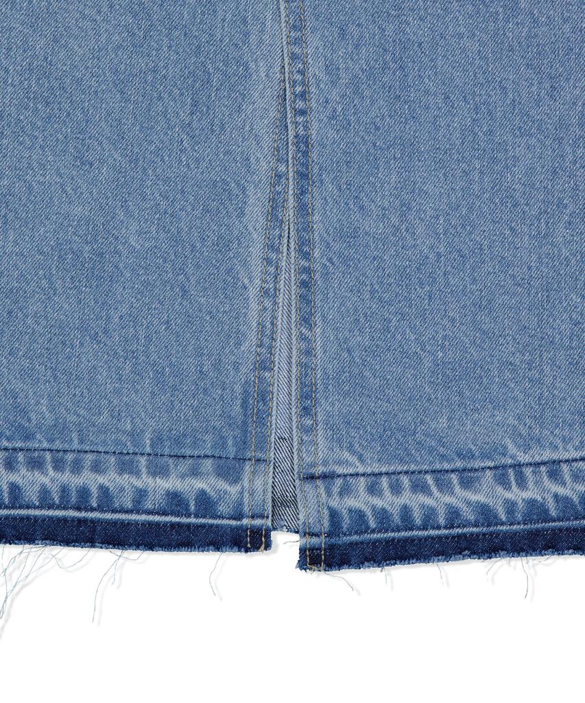 Wacky Willy Women'S Long Denim Skirt Blue