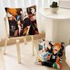 1 Stück Anime Haikyuu Kissenbezug, quadratisches Kissen, Schlafzimmer, Sofa, Freizeitkissen, Komfortkissen, Auto, Wohnzimmer, Heimdekoration