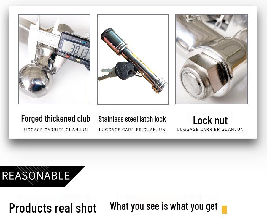 Reinforced Trailer Hitch for Tank 300/400/500, Fangchengbao 5, and Pickup Trucks