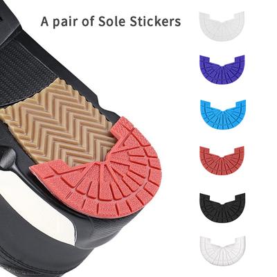 Protecteur de talon de chaussure pour semelle de sneaker autocollant en caoutchouc auto-adhésif résistant à l'usure