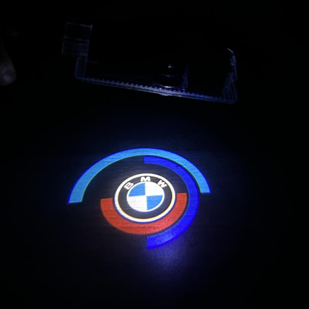 2/4pcs For old BMW E39 1999-2006 x5 x52 e53 1995-20025 28 i 1998 z8 Car door Led lamp laser projector welcome ghost lamp.