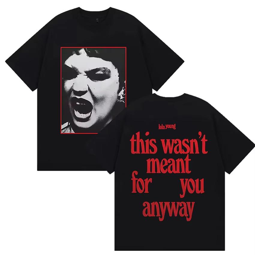 Lola Young Album Tour 2025 Graphics Cover T Shirts Men Women's Fashion Oversized T-shirts Vintage Harajuku Short Sleeve T Shirts