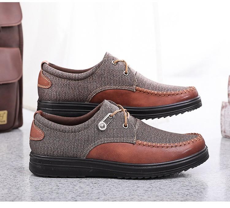 2025 neue alte Peking-Stoffschuhe Polyurethan große Herrenschuhe Arbeitsschuhe mittleren Alters und ältere lässige atmungsaktive Schuhe