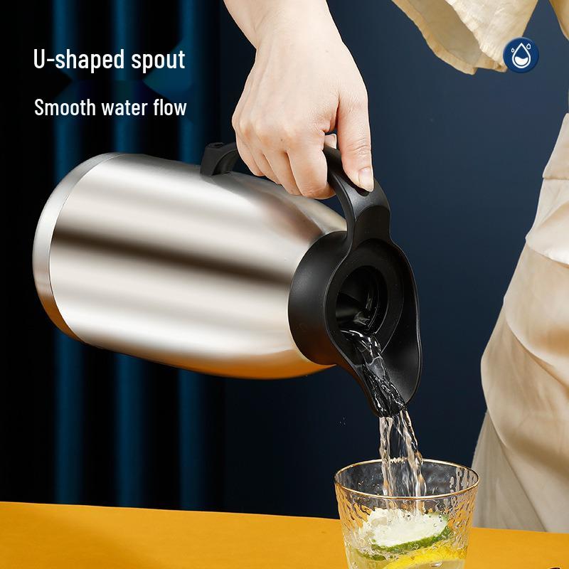

Stainless Steel Double Layer Vacuum Flask Rooster Ji Gong Pot: Large Capacity Household Hot Water Thermos Bottle 2.0L [24 hours vacuum insulation]