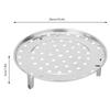 Support de mise en conserve Grille d'étuvage en acier inoxydable 26 cm/10,2 po Pieds amovibles Plateau d'étuvage Rond Épaissi Rack de cuisson Cuisson au four