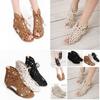Elegant 2018 New Fashion Roman Hole Flat Sandals For Women In Summer Casual Style