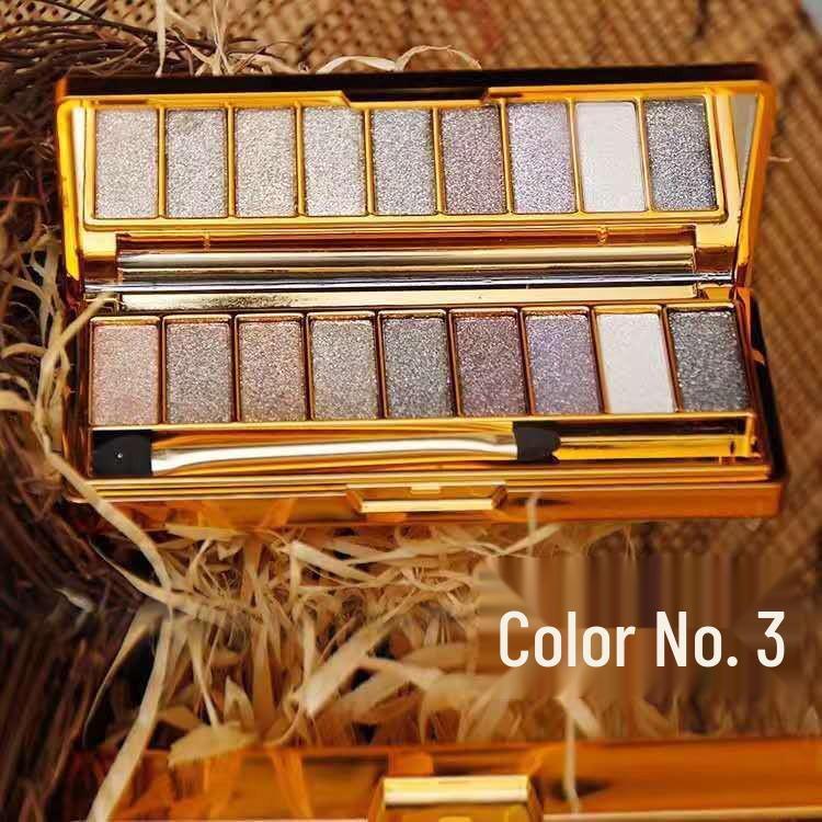Winnie the Pooh Nine-Color Dazzling Eyeshadow Palette with Diamond Finish
