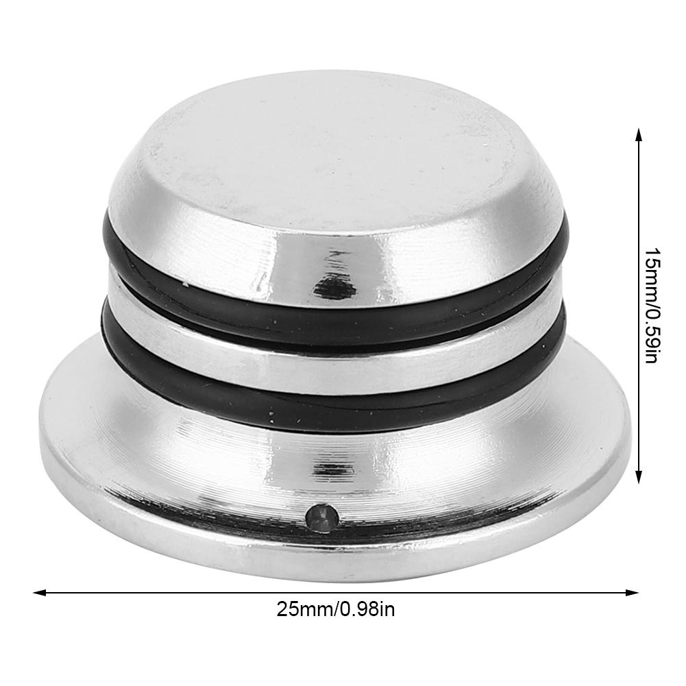 3pcs Volume Control Knob Chromed Zinc Alloy for Electric Guitar Accessory