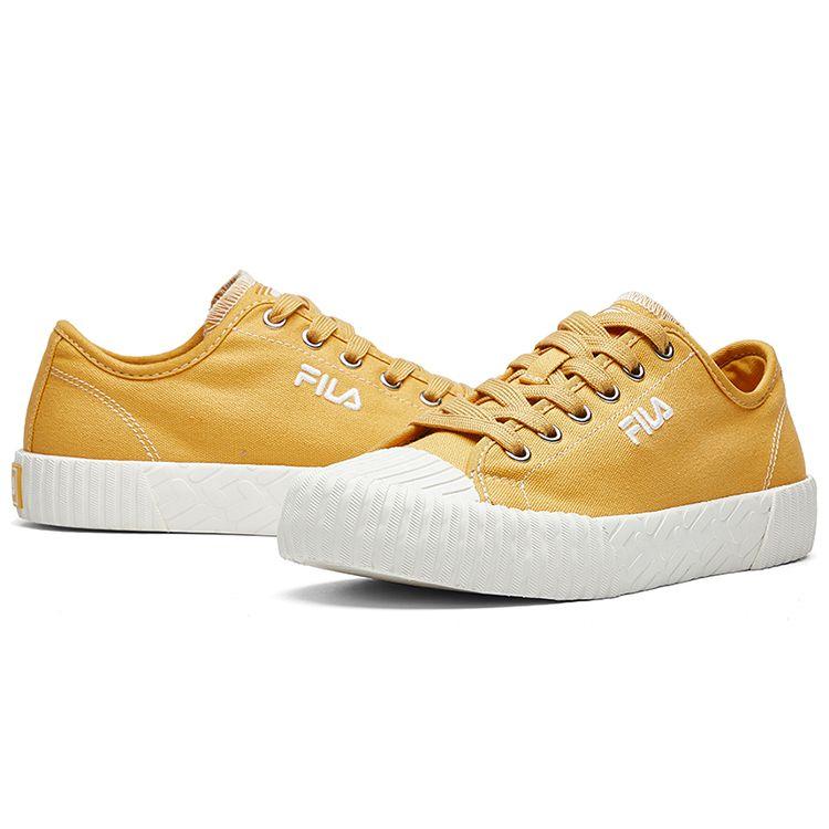 FILA Fmc Carve Series Breathable Lightweight Low-Top Canvas Shoes Women sneaker Yellow F12W034415FGG