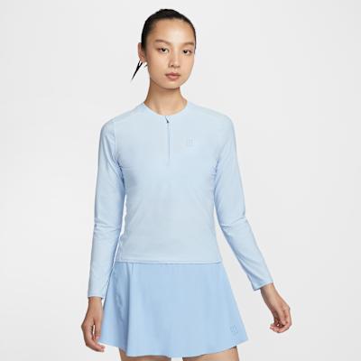 Nike Court Advantage Tennis Top Women s Celestial Blue Stone L