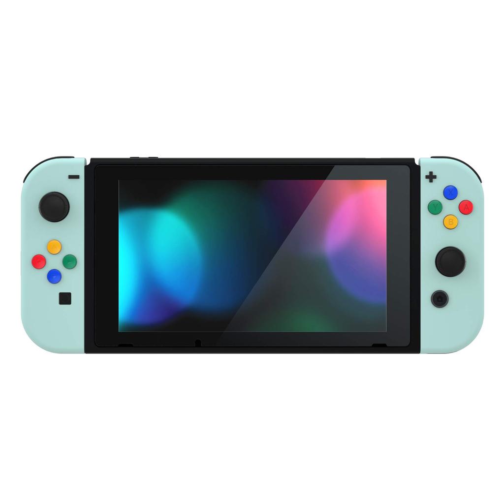 eXtremeRate Switch Replacement Shell Compatible with Handheld Controller Housing Case Compatible with Switch and Switch Comes with 8 Colorful DIY
