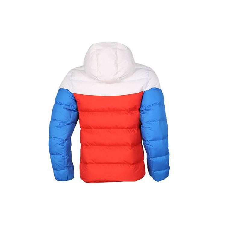 Nike Windrunner Down Fill Hooded Puffer Jacket Men Outerwear Red Blue White 928834-133