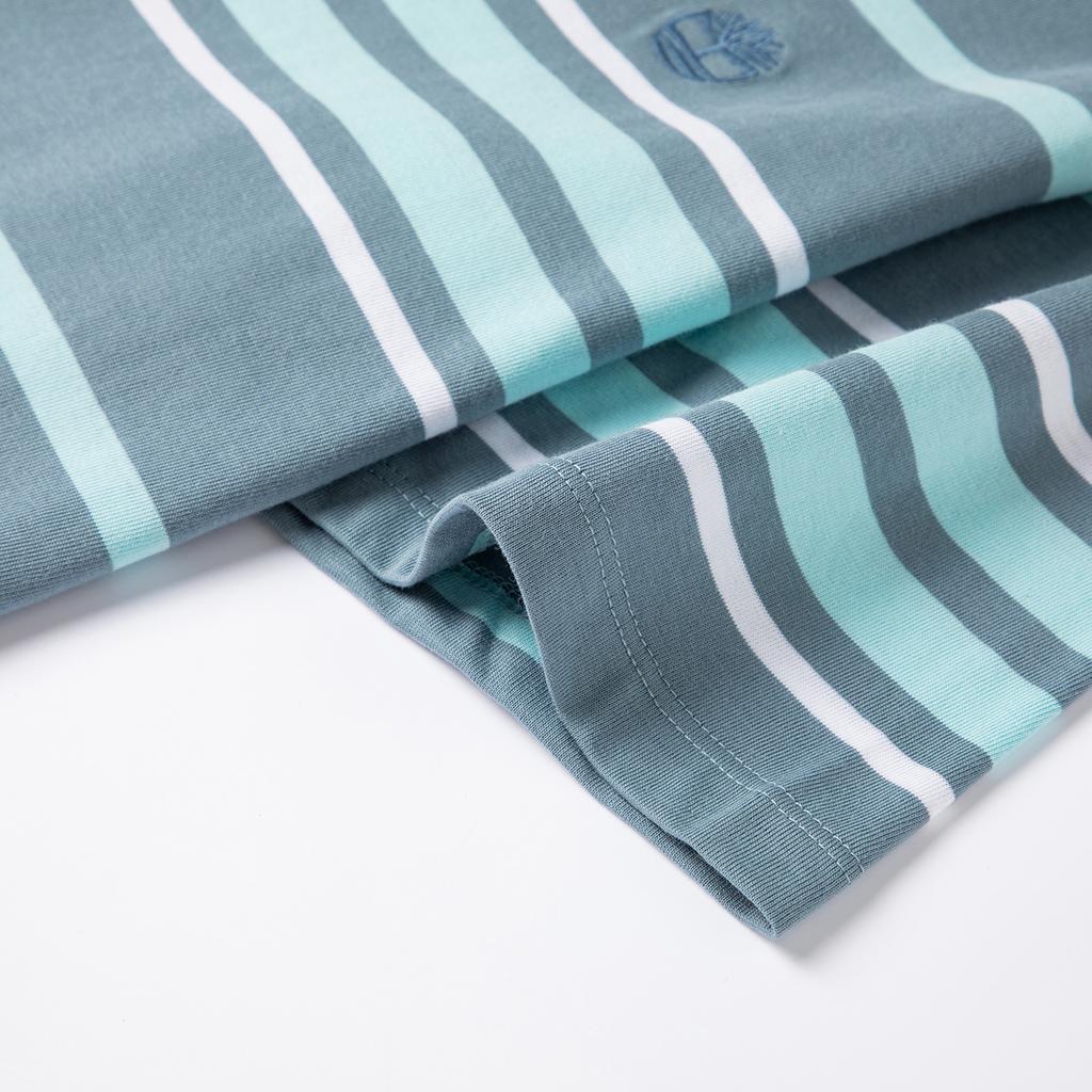 Timberland SS25 Casual Breathable Round Neck Short Sleeve T-Shirt Men Tops Blue A6BDV-ERW