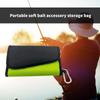Fishing Lure Storage Wallet 6 Pocket Artificial Baits Bag Soft Baits Case Inner Bag Tackle Bag with Carabiner