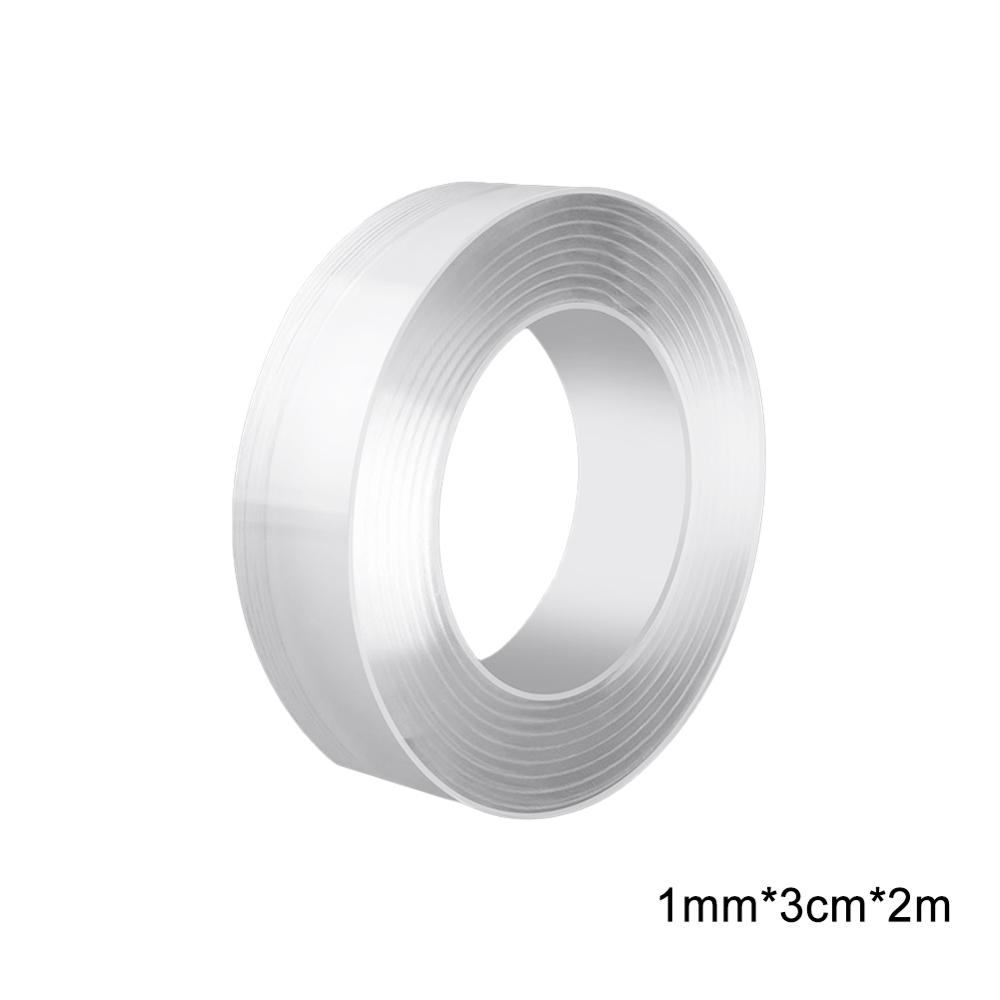 1/2/3/5m Reusable Double-Sided Adhesive Nano Traceless Tape Removable Sticker Washable Adhesive Loop Disks Tie Glue Anti-scratch