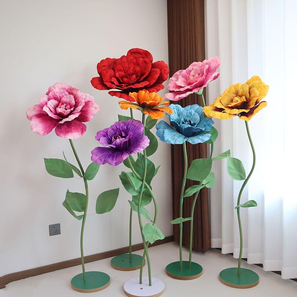 50cm Artificial Rose Flower Oversized Fabric Flower Faux Rose Decoration Wedding Decoration