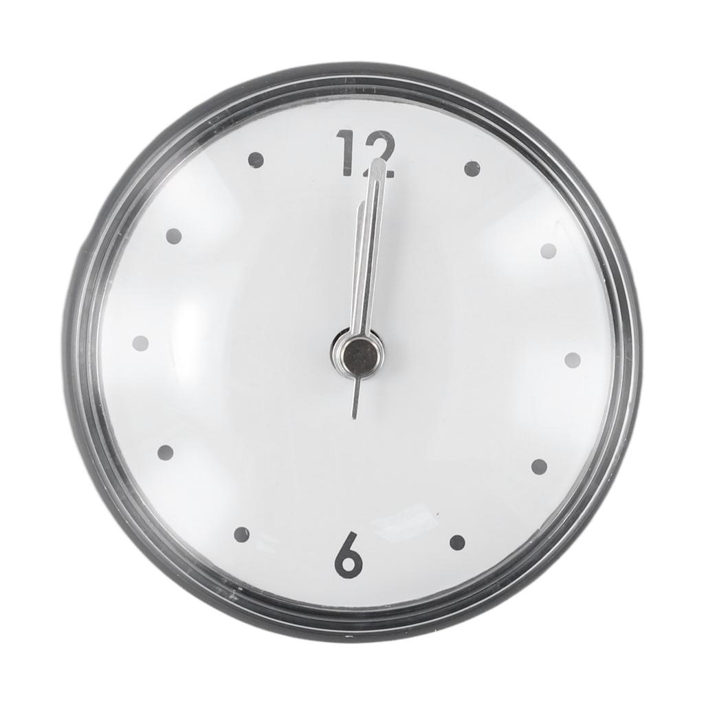 Silent Quartz Clocks Sucker Wall Clock Shower Anti Fog Waterproof Mini Small Table Decoration Kitchen Living Bathroom Room