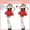 Oktoberfest German Beer Maid Wench Outfit Stage Costume Clothing Womens