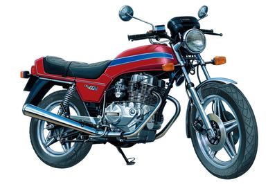 Aoshima Bunka Kyozaisha The Bike Series Honda CB400N 1978 Plastic Model 1/12 No.36 HAWK-III