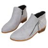 Fleece Boots for Autumn and Winter, New Thick-heeled, Plus-size Women's Shoes, Short Boots