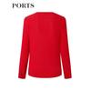 PORTS Women's Knit Long Sleeve High Neck Pullover