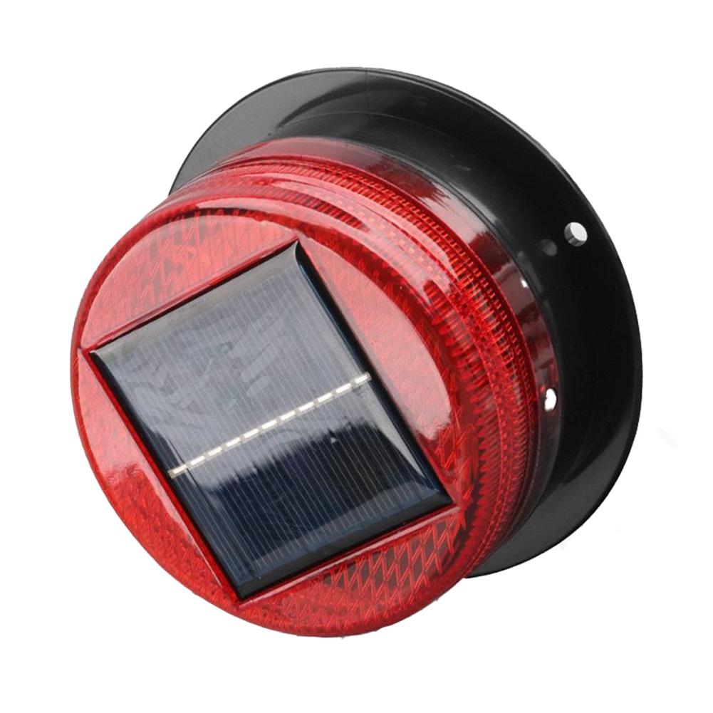 Solar-Powered Warning Flash Beacon Light Magnetic Strobe Light Flashing Emergency Light For Vehicles Waterproof Roadblock Lights